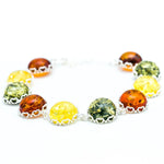 Round Candy Amber Bracelet- Bracelets- Baltic Beauty