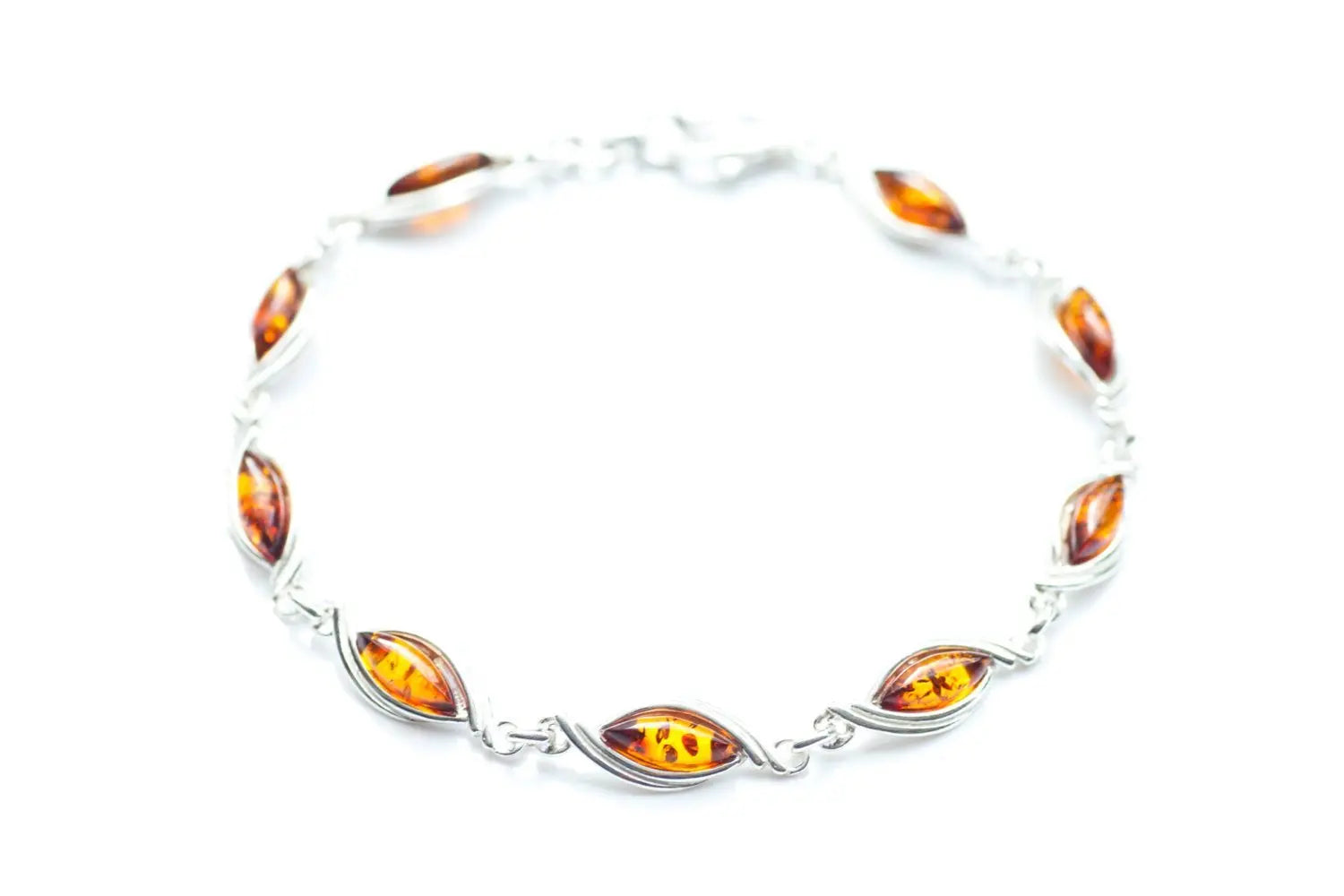 Baltic Beauty Bracelets Baltic Amber Link Bracelet