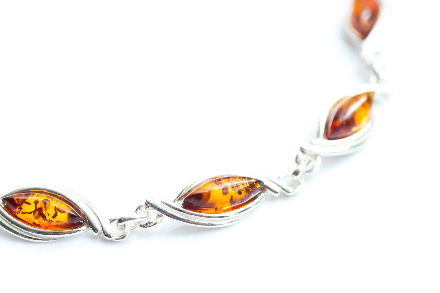 Baltic Beauty Bracelets Baltic Amber Link Bracelet