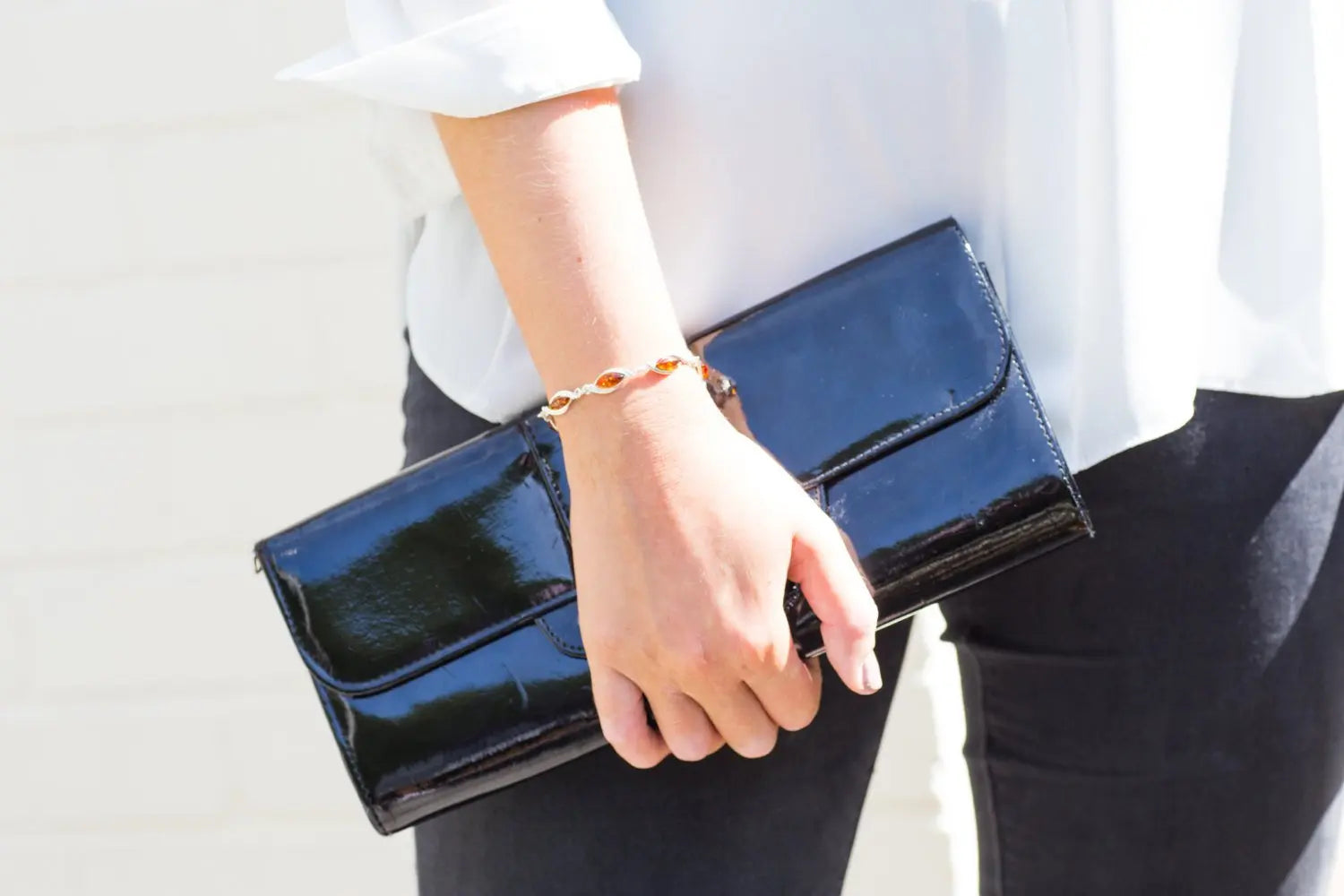 Baltic Beauty Bracelets Baltic Amber Link Bracelet