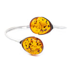 Statement Amber Torque Bangle- Bangles- Baltic Beauty