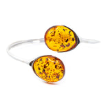 Statement Amber Torque Bangle- Bangles- Baltic Beauty