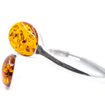 Statement Amber Torque Bangle- Bangles- Baltic Beauty