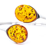 Statement Amber Torque Bangle- Bangles- Baltic Beauty