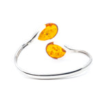 Statement Amber Torque Bangle- Bangles- Baltic Beauty
