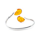 Statement Amber Torque Bangle- Bangles- Baltic Beauty