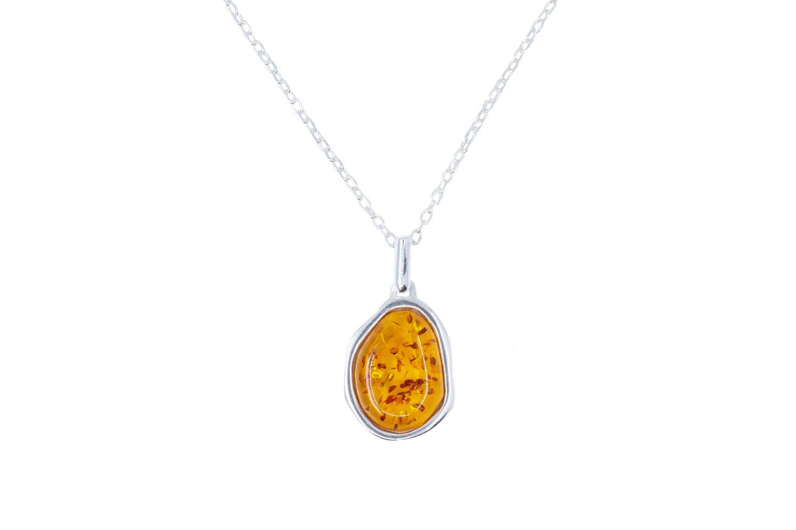 Amber ELEMENT Pendant Necklace- Necklaces- Baltic Beauty