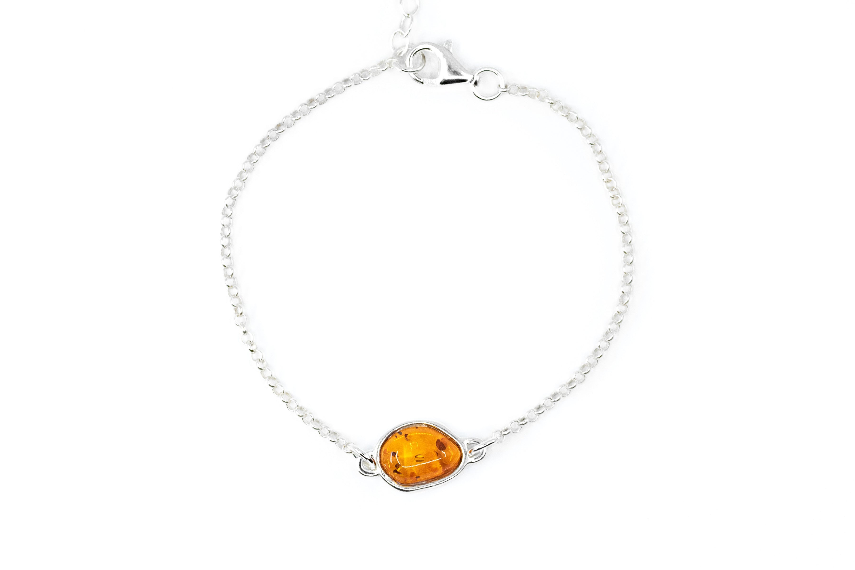 Amber ELEMENT Link Chain Bracelet- Bracelets- Baltic Beauty