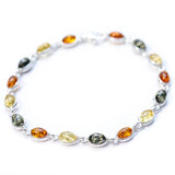 Dainty Multicolour Amber Bracelet- Bracelets- Baltic Beauty