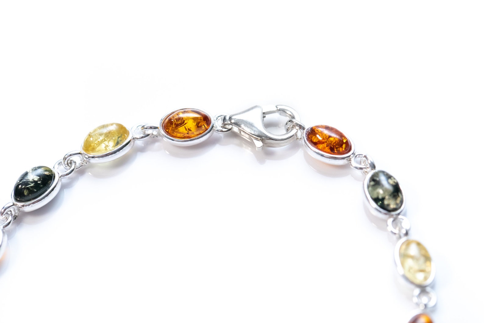 Dainty Multicolour Amber Bracelet- Bracelets- Baltic Beauty