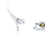 Multicolour Amber Geometric Bangle- Bangles- Baltic Beauty