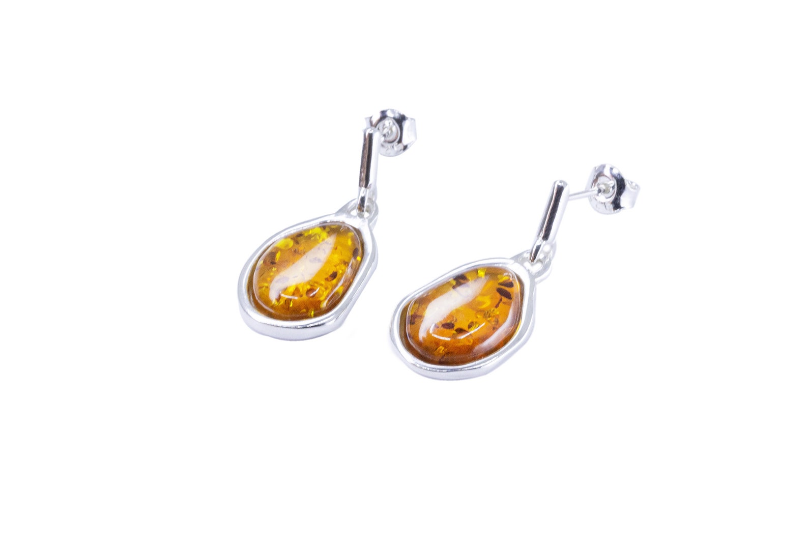 Amber ELEMENTS Drop Earrings- Earrings- Baltic Beauty