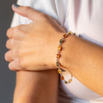 Dainty Multicolour Amber Bracelet- Bracelets- Baltic Beauty
