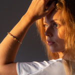 Multicolour Amber Geometric Bangle- Bangles- Baltic Beauty