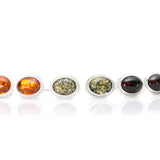 Quintessence Statement Amber Cufflinks- Cufflinks- Baltic Beauty