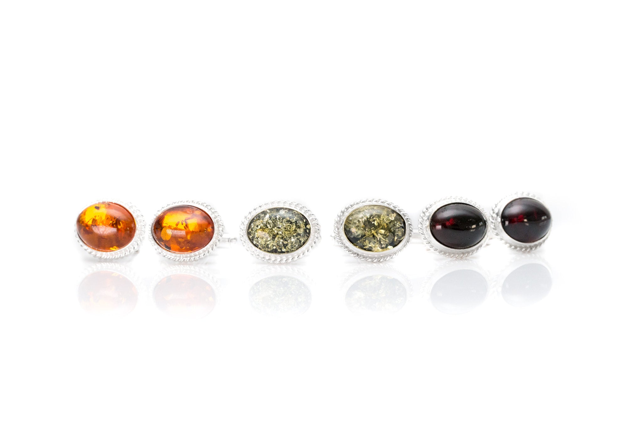 Quintessence Statement Amber Cufflinks- Cufflinks- Baltic Beauty