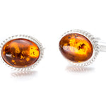 Quintessence Statement Amber Cufflinks- Cufflinks- Baltic Beauty