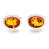 Quintessence Statement Amber Cufflinks- Cufflinks- Baltic Beauty