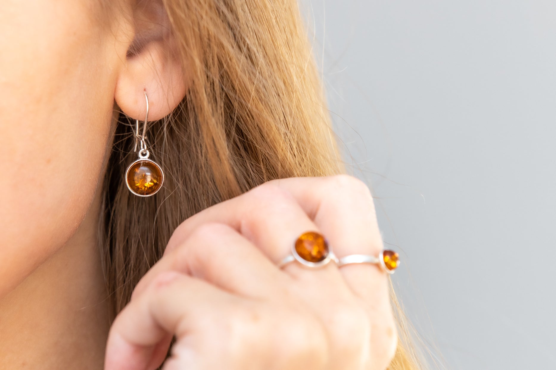ESSENTIALS Amber Drop Earrings- Earrings- Baltic Beauty
