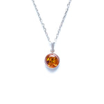 ESSENTIALS Mini Amber Pendant- Necklaces- Baltic Beauty