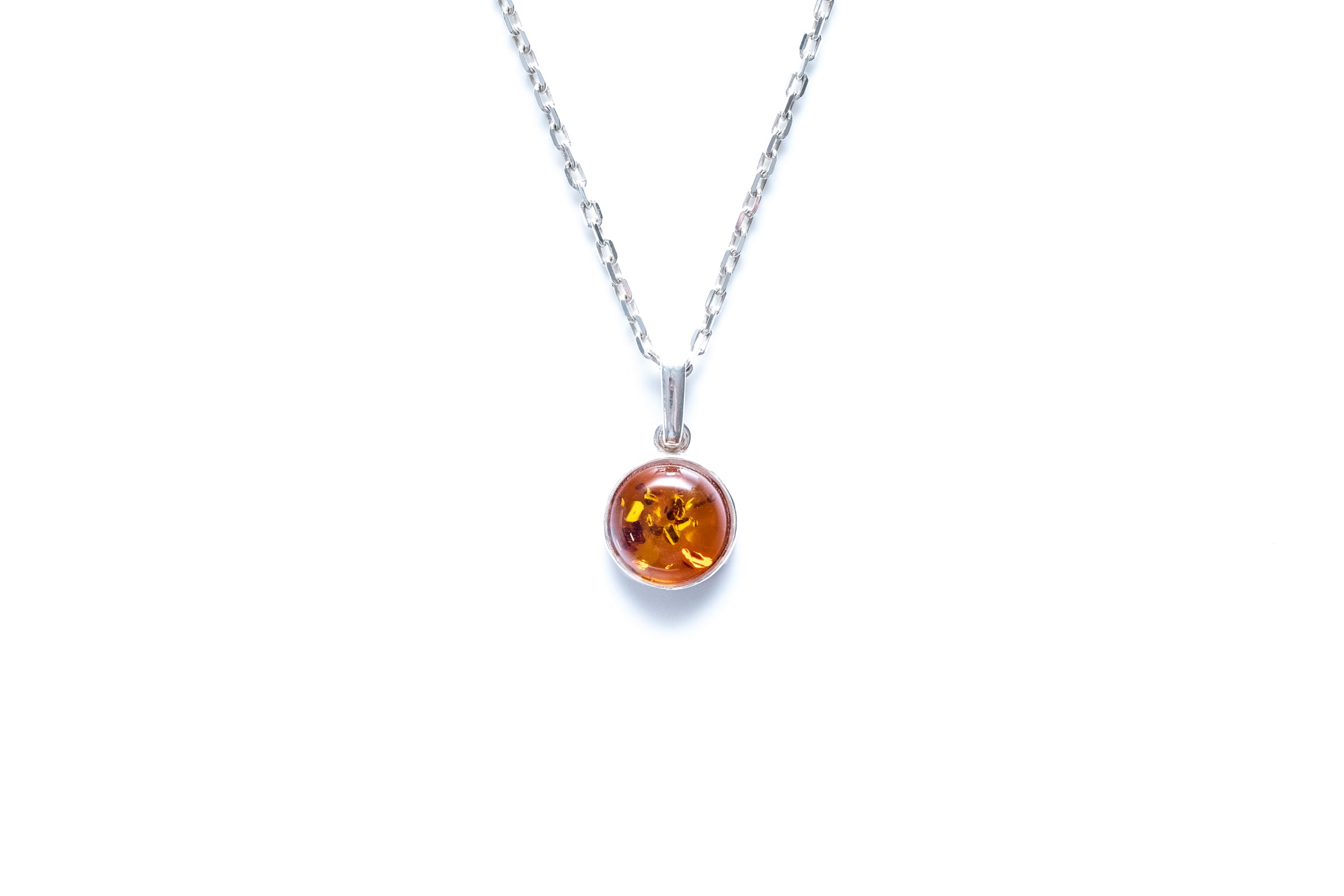 ESSENTIALS Mini Amber Pendant- Necklaces- Baltic Beauty