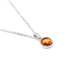 ESSENTIALS Mini Amber Pendant- Necklaces- Baltic Beauty