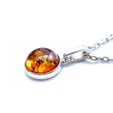 ESSENTIALS Mini Amber Pendant- Necklaces- Baltic Beauty