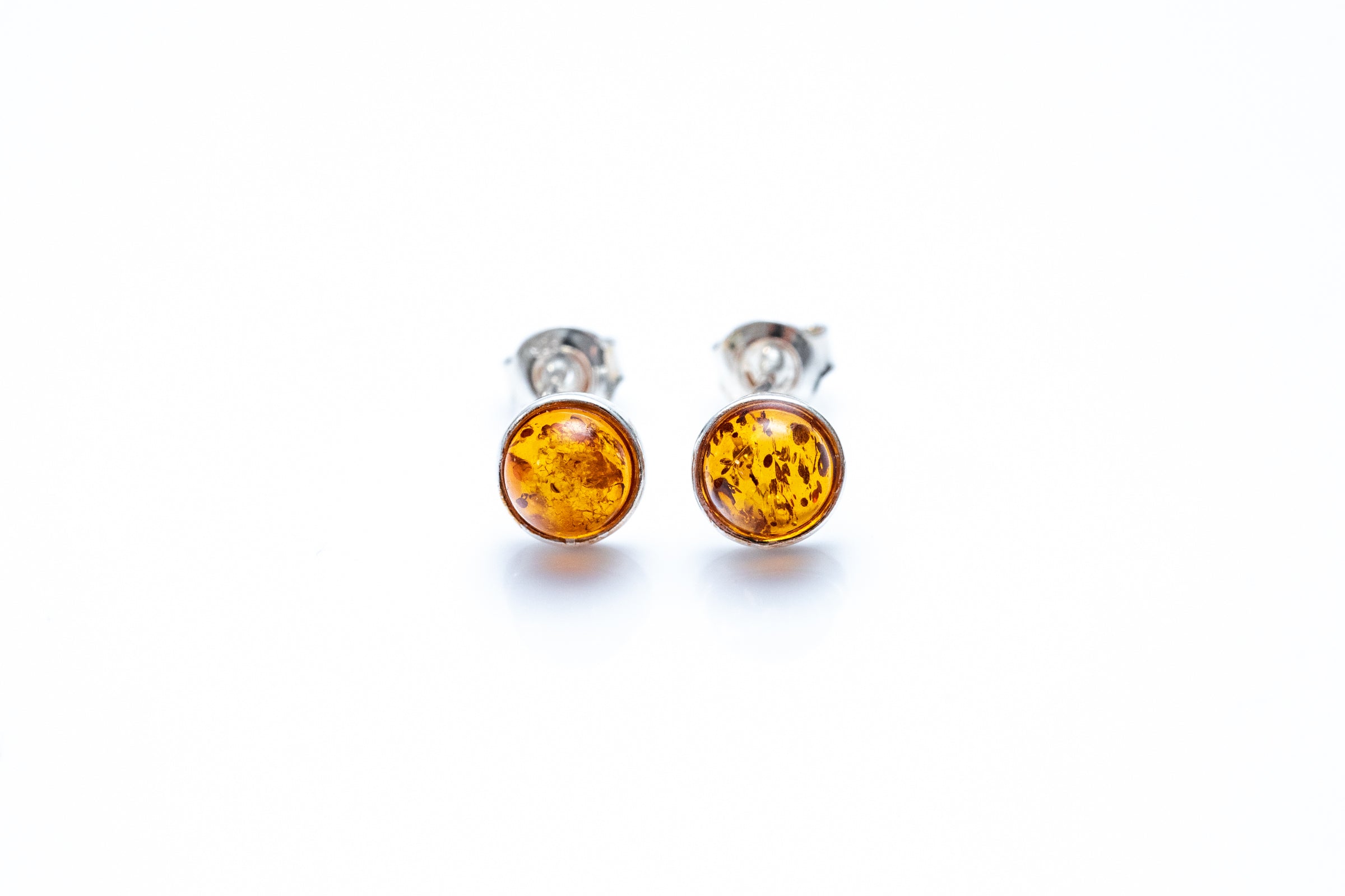 ESSENTIALS Mini Amber Stud Earrings- Earrings- Baltic Beauty