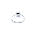 ESSENTIALS Mini Green Amber Stacking Ring- Rings- Baltic Beauty