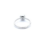 ESSENTIALS Mini Green Amber Stacking Ring- Rings- Baltic Beauty