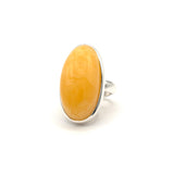 Beautiful Yellow Butterscotch Amber Ring - Baltic Beauty