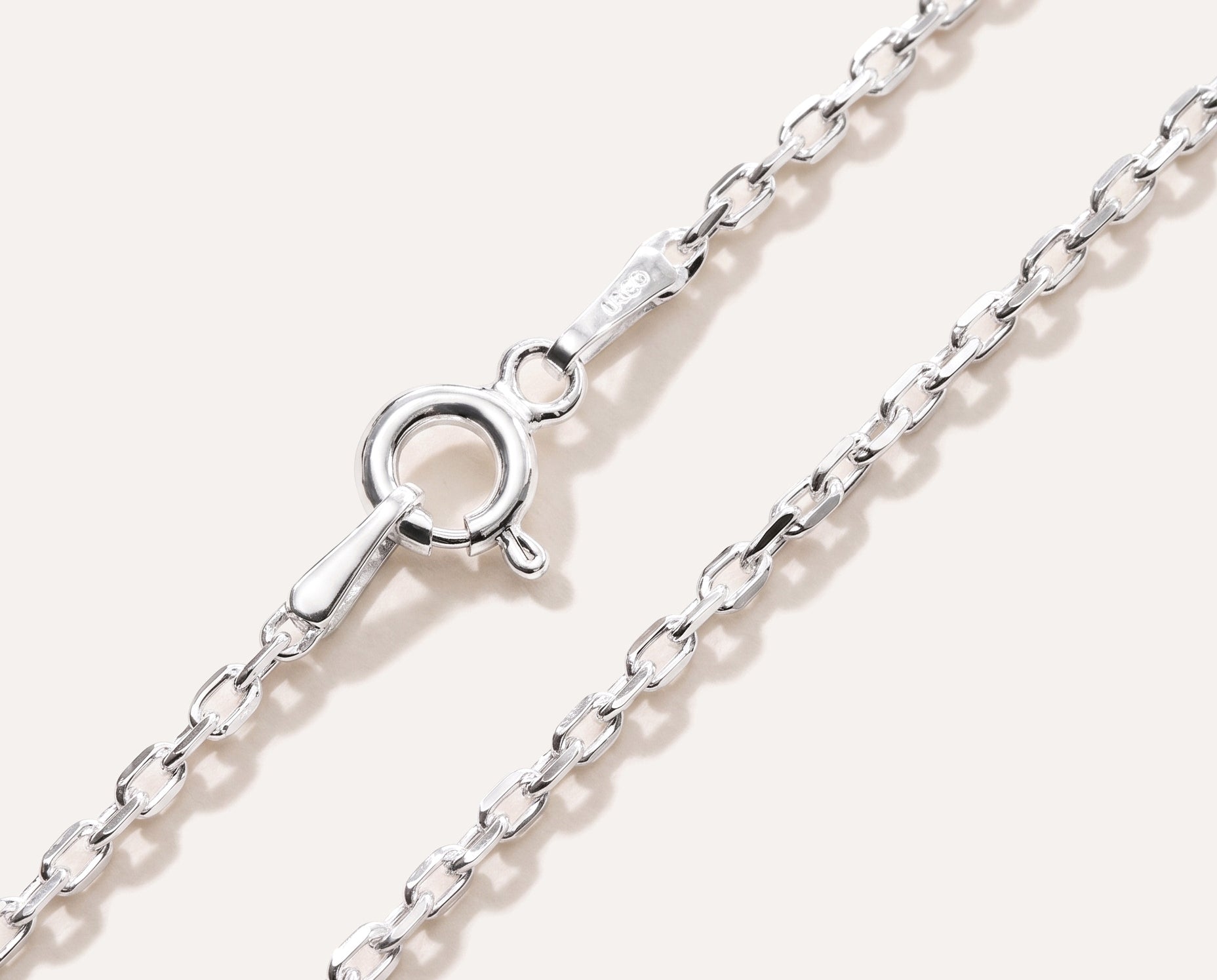 17.5" (45cm) Anchor Chain — Baltic amber and sterling silver jewellery by Baltic Beauty