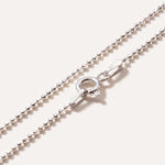 17.5" (45cm) Diamond Ball Chain — Baltic amber and sterling silver jewellery by Baltic Beauty