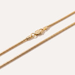 17.5" (45cm) Gold Plated Snake Chain — Baltic amber and sterling silver jewellery by Baltic Beauty