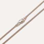 17.5" (45cm) Snake Chain — Baltic amber and sterling silver jewellery by Baltic Beauty