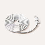 17.5" (45cm) Snake Chain — Baltic amber and sterling silver jewellery by Baltic Beauty