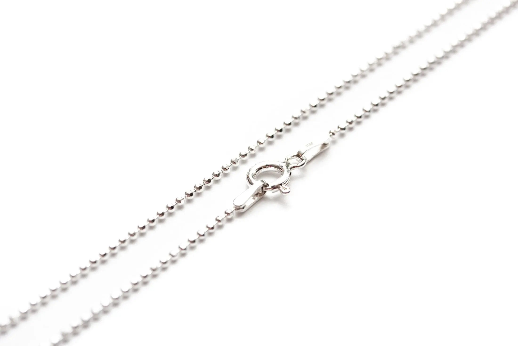 17.5" Diamond Ball Chain- Necklaces- Baltic Beauty