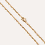 21.6" (55cm) Gold Plated Anchor Chain — Baltic amber and sterling silver jewellery by Baltic Beauty