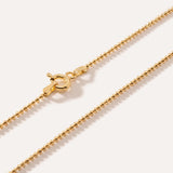 21.6" (55cm) Gold Plated Diamond Ball Chain — Baltic amber and sterling silver jewellery by Baltic Beauty