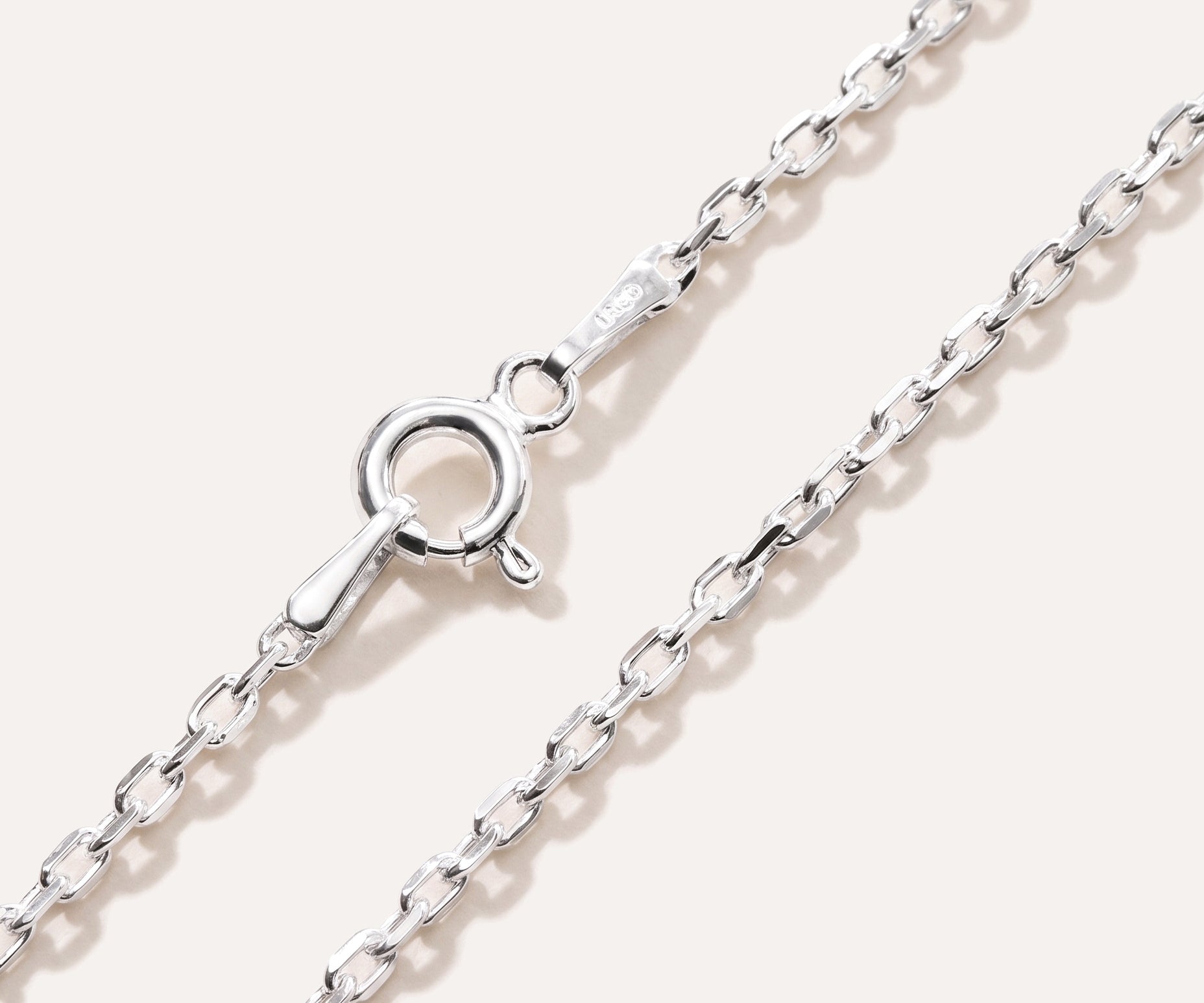 21.65" (55cm) Anchor Chain — Baltic amber and sterling silver jewellery by Baltic Beauty