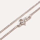 21.6" (55cm) Diamond Ball Chain — Baltic amber and sterling silver jewellery by Baltic Beauty
