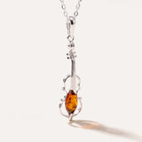 Amber Violin Pendant — Baltic amber and sterling silver jewellery by Baltic Beauty