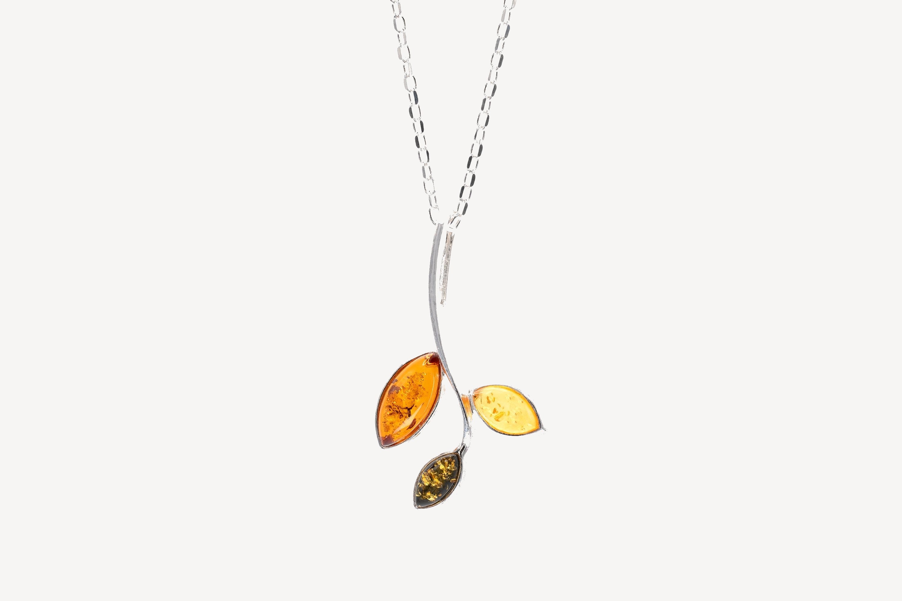 Little Multicolour Amber Pendant - Baltic Beauty