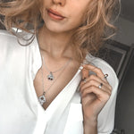 Ajoure Hamsa Pendant- Necklaces- Baltic Beauty