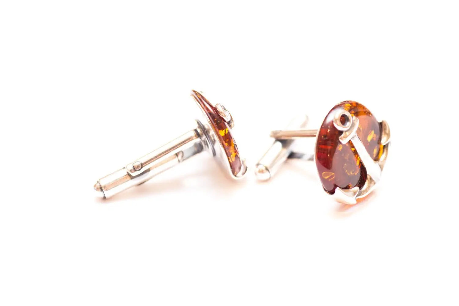 Baltic Beauty Cufflinks Amber Anchor Cufflinks