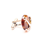 Baltic Beauty Cufflinks Amber Anchor Cufflinks