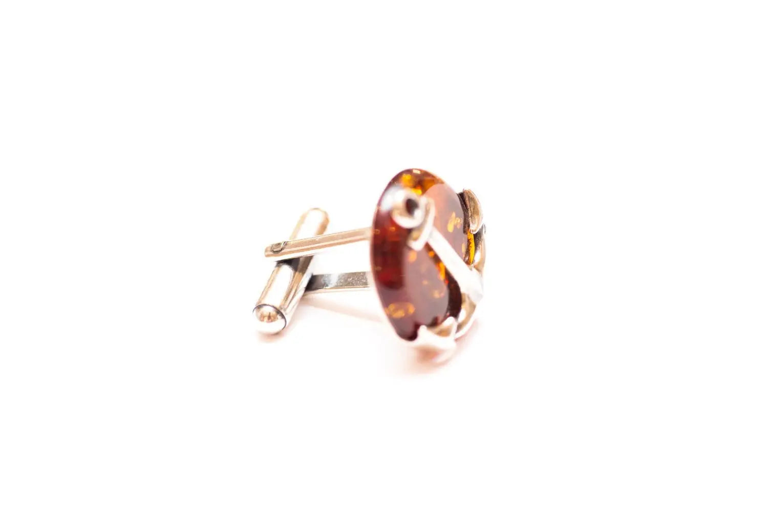 Baltic Beauty Cufflinks Amber Anchor Cufflinks