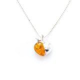 Amber Apple Pendant- Necklaces- Baltic Beauty