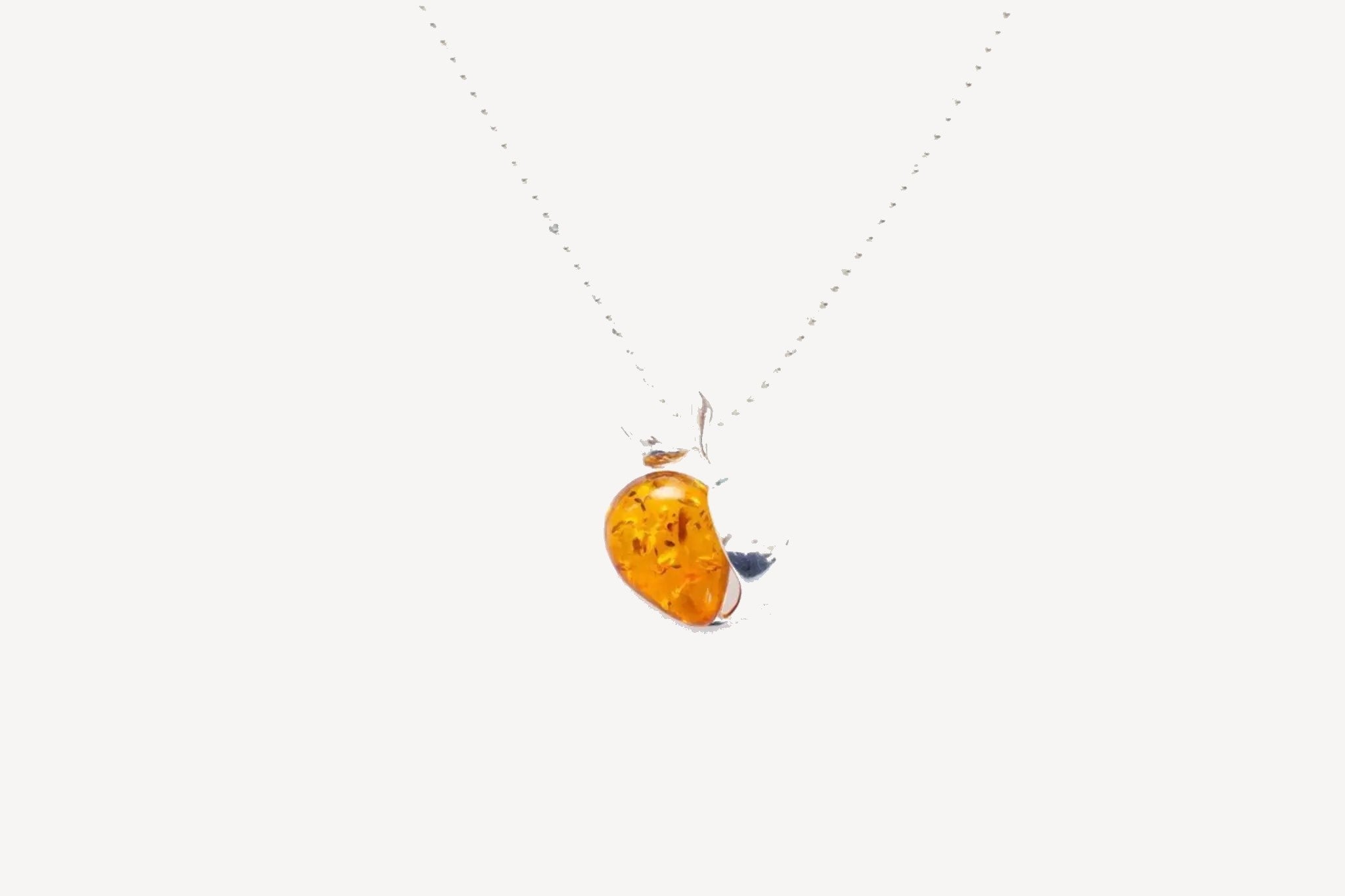 Amber Apple Pendant- Necklaces- Baltic Beauty