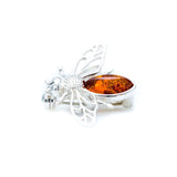 Amber Bee Brooch- Brooches- Baltic Beauty